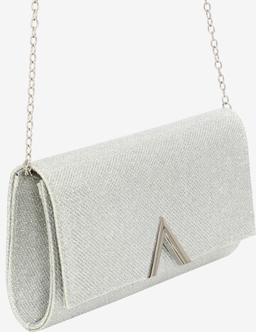 faina Clutch in Silber