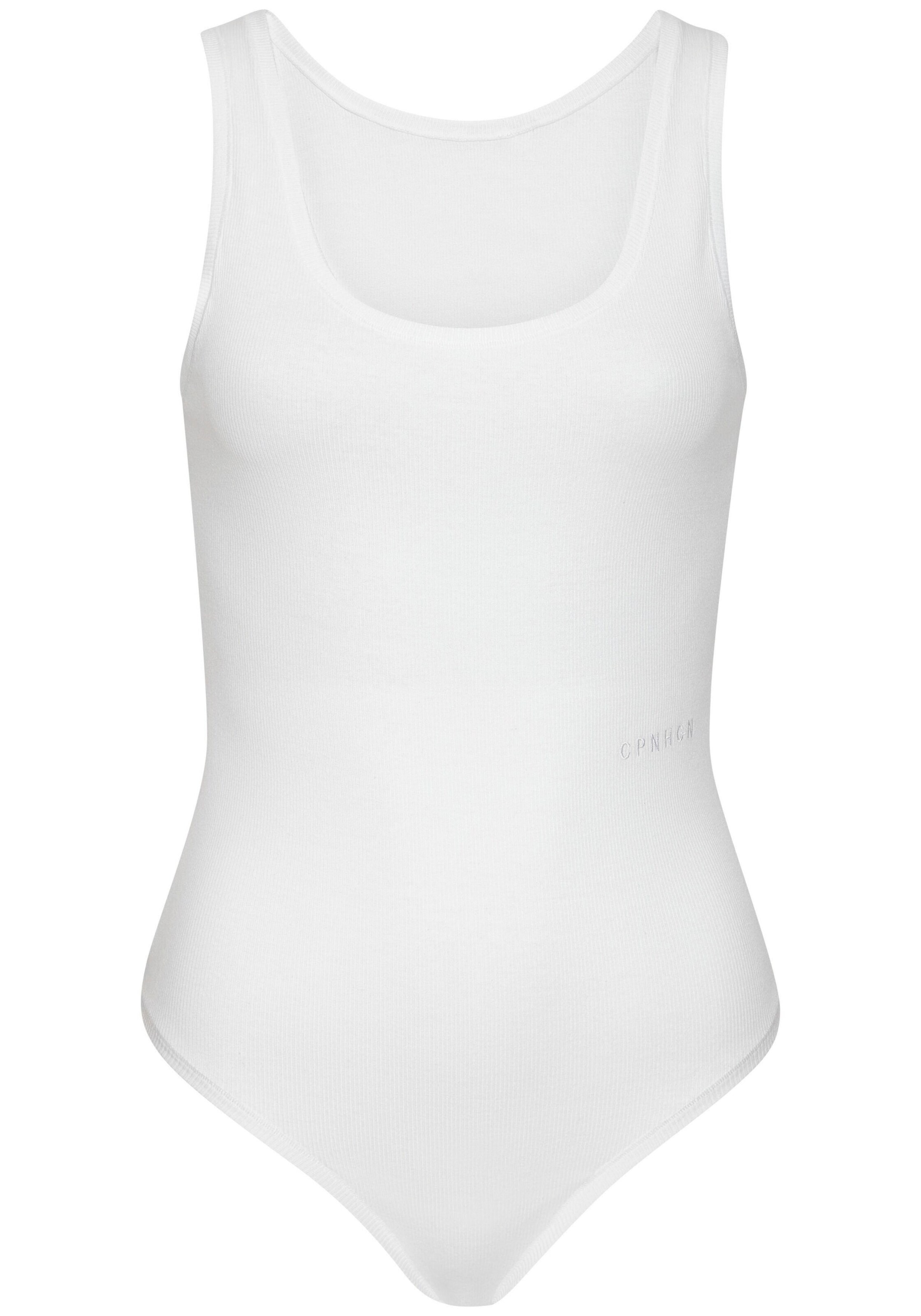 Copenhagen Studios Lingerie body in Wit: voorkant