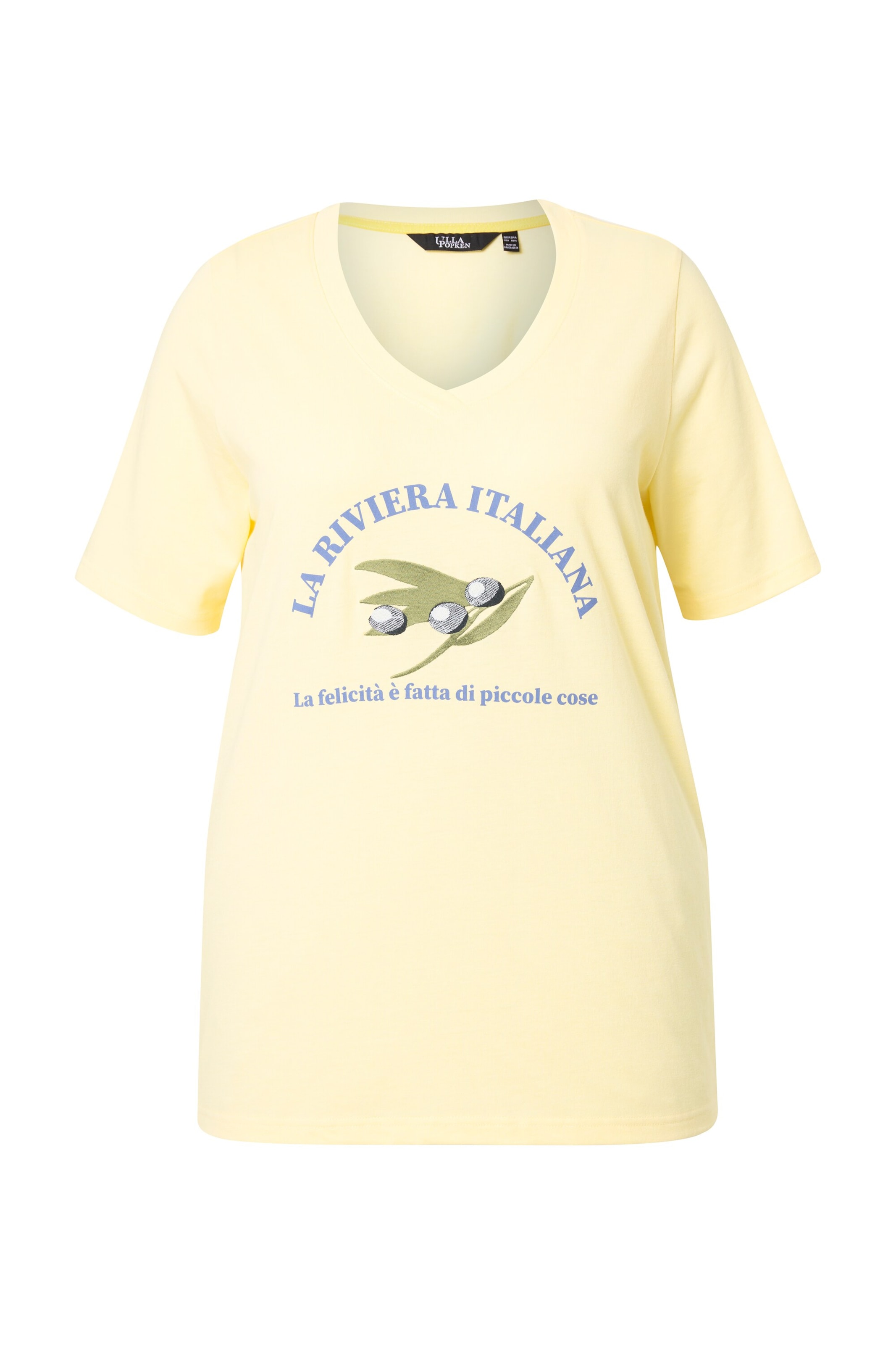 Ulla Popken Póló - sárga: elől