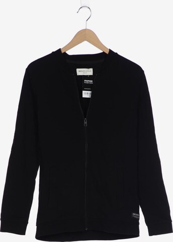 TOM TAILOR DENIM Sweatshirt & Zip-Up Hoodie in M in Black: front