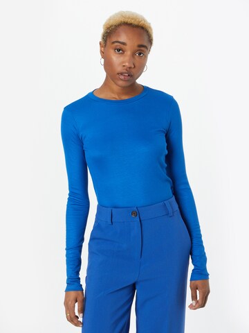 Sisley Shirt in Blauw: voorkant