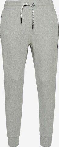 Superdry Tapered Sportbroek in Grijs: voorkant