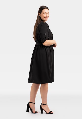 Karko Shirt Dress 'MARZANNA' in Black