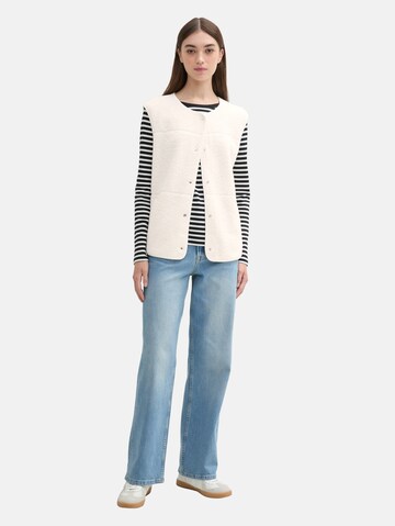 TOM TAILOR DENIM Weste in Weiß