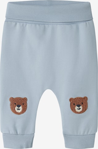 NAME IT - Tapered Pantalón 'NBMDADDEL' en azul: frente