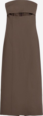 Bershka Dress in Brown: front