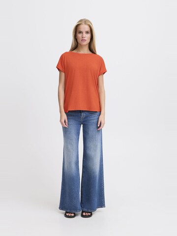 ICHI Shirt ' IHREBEL SS6 ' in Rood