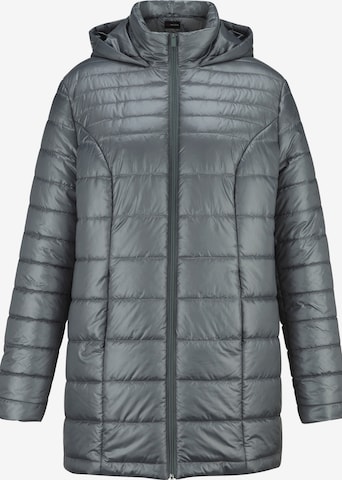 MIAMODA Between-Season Jacket in Grey: front