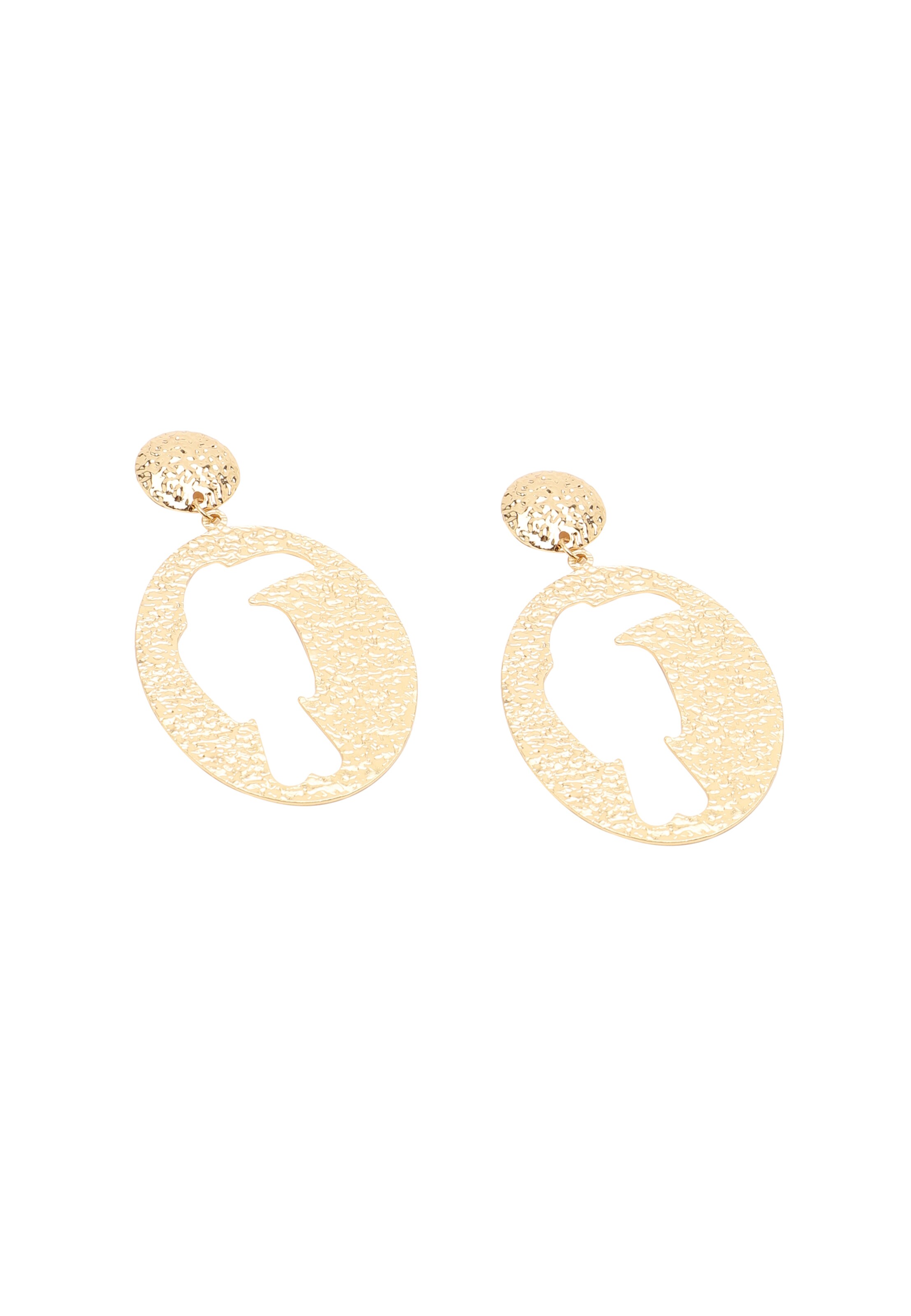 SOHI Обеци ' Chevonne ' в злато: отпред