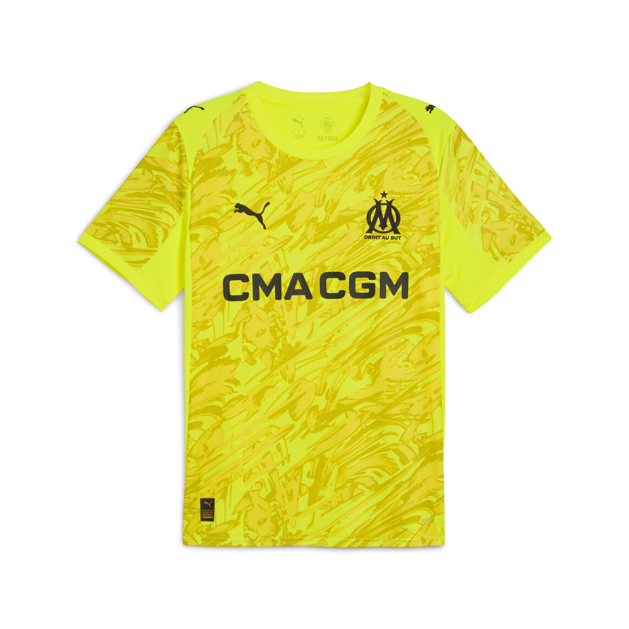 PUMA Trikot 'Olympique de Marseille 25/26' in Gelb: Vorderseite