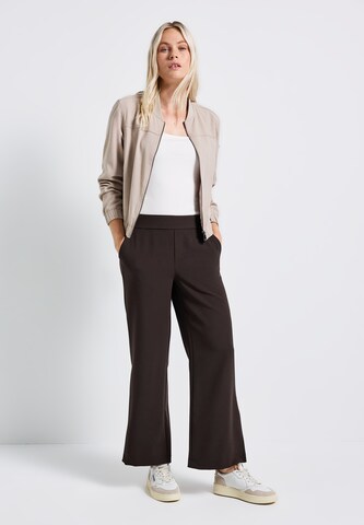 STREET ONE Wide Leg Hose in Braun