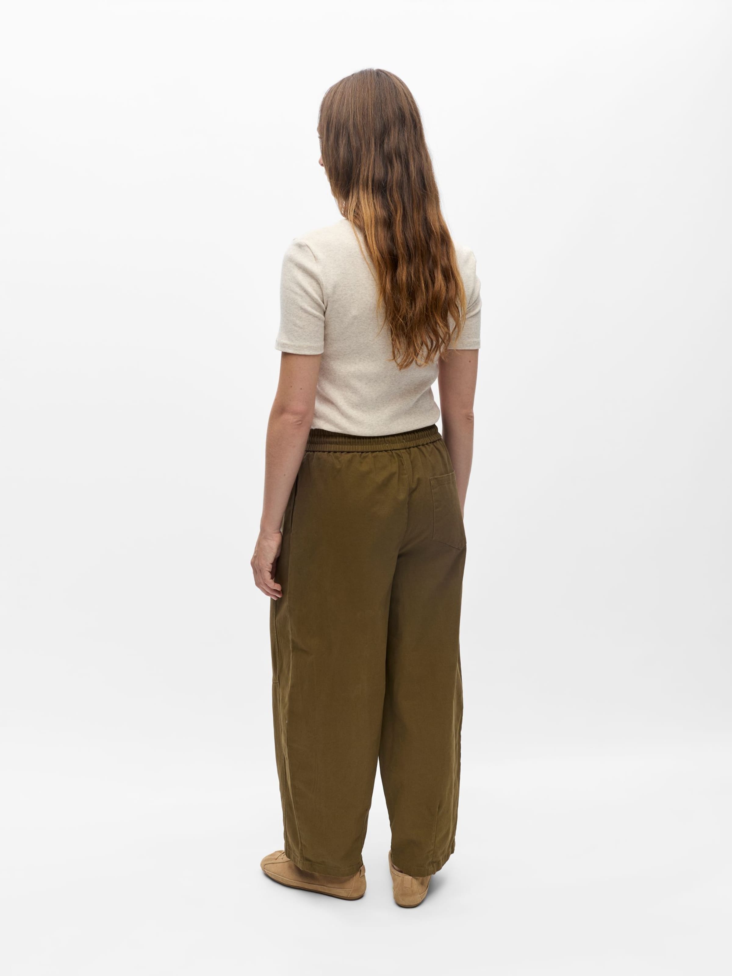 OBJECT Loose fit Pants in Green