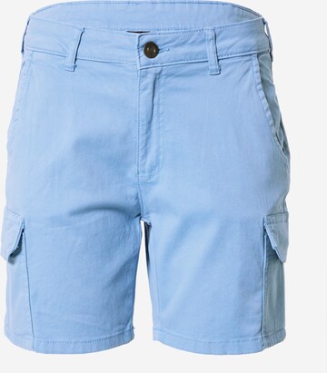 Pantalon cargo Urban Classics en bleu : devant