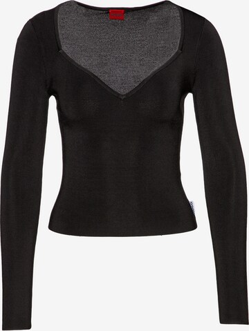 HUGO Red Sweater 'Satch' in Black: front