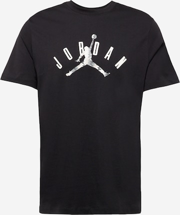 T-Shirt Jordan en noir : devant