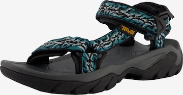 TEVA Hiking Sandals 'Terra Fi 5' in Blue: front