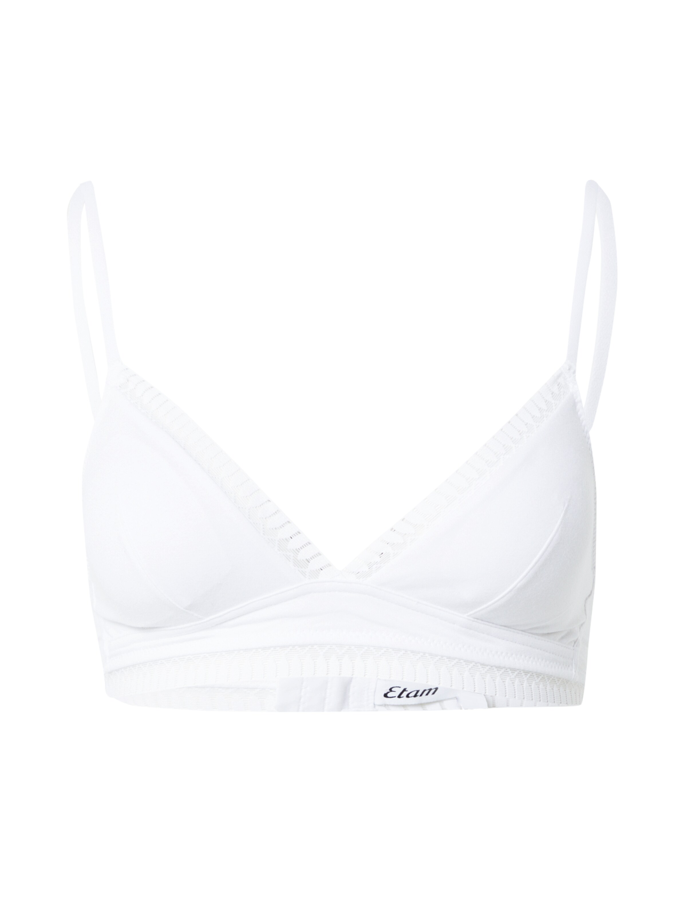 Triangolo Reggiseno 'Happily We Care' di ETAM in bianco: frontale