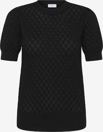SAINT TROPEZ Pullover in Schwarz: Vorderseite