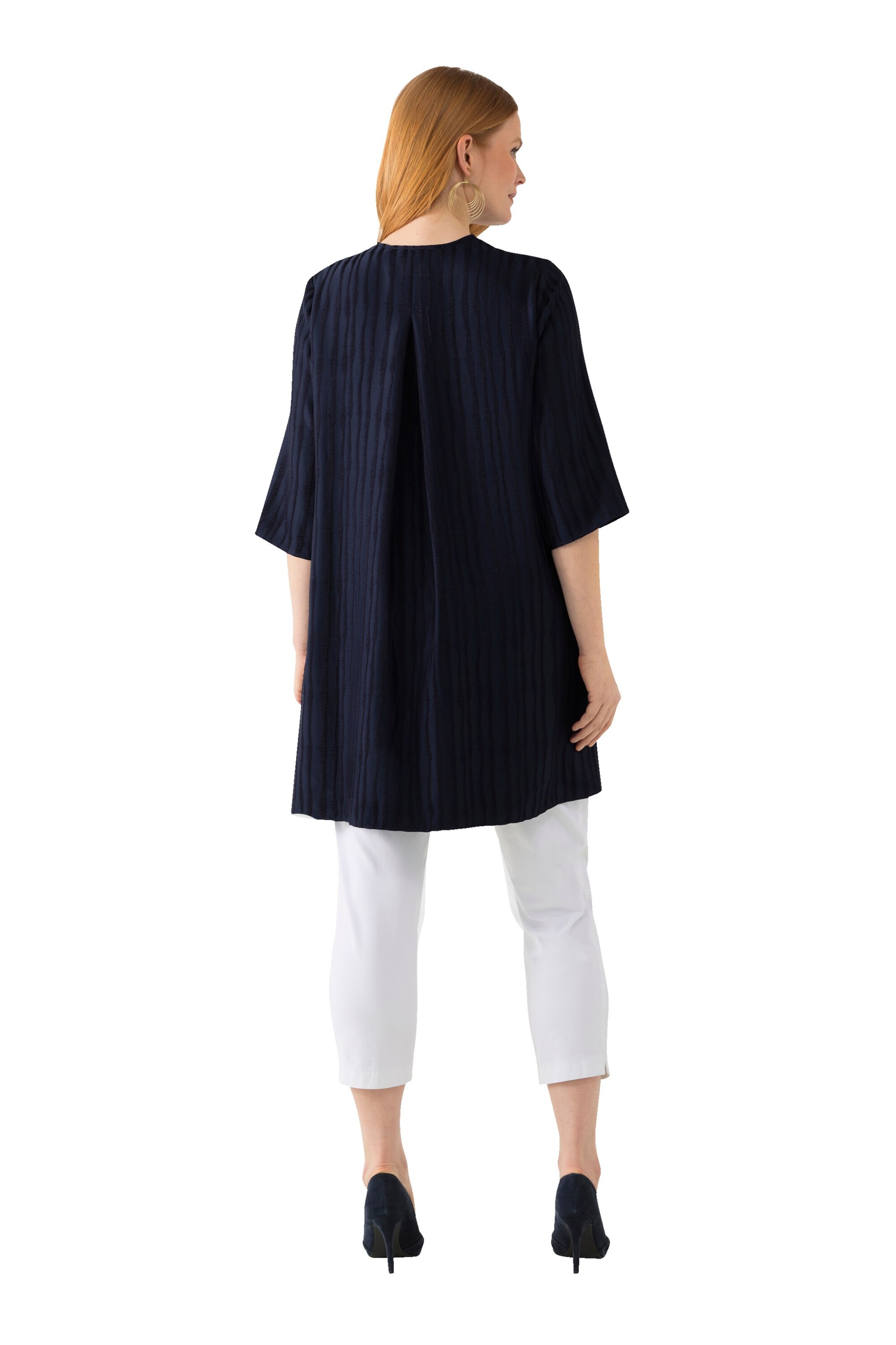 Ulla Popken Übergangsjacke in Blau