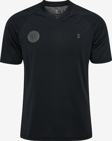 Hummel Functioneel shirt 'Pulse' in Zwart: voorkant