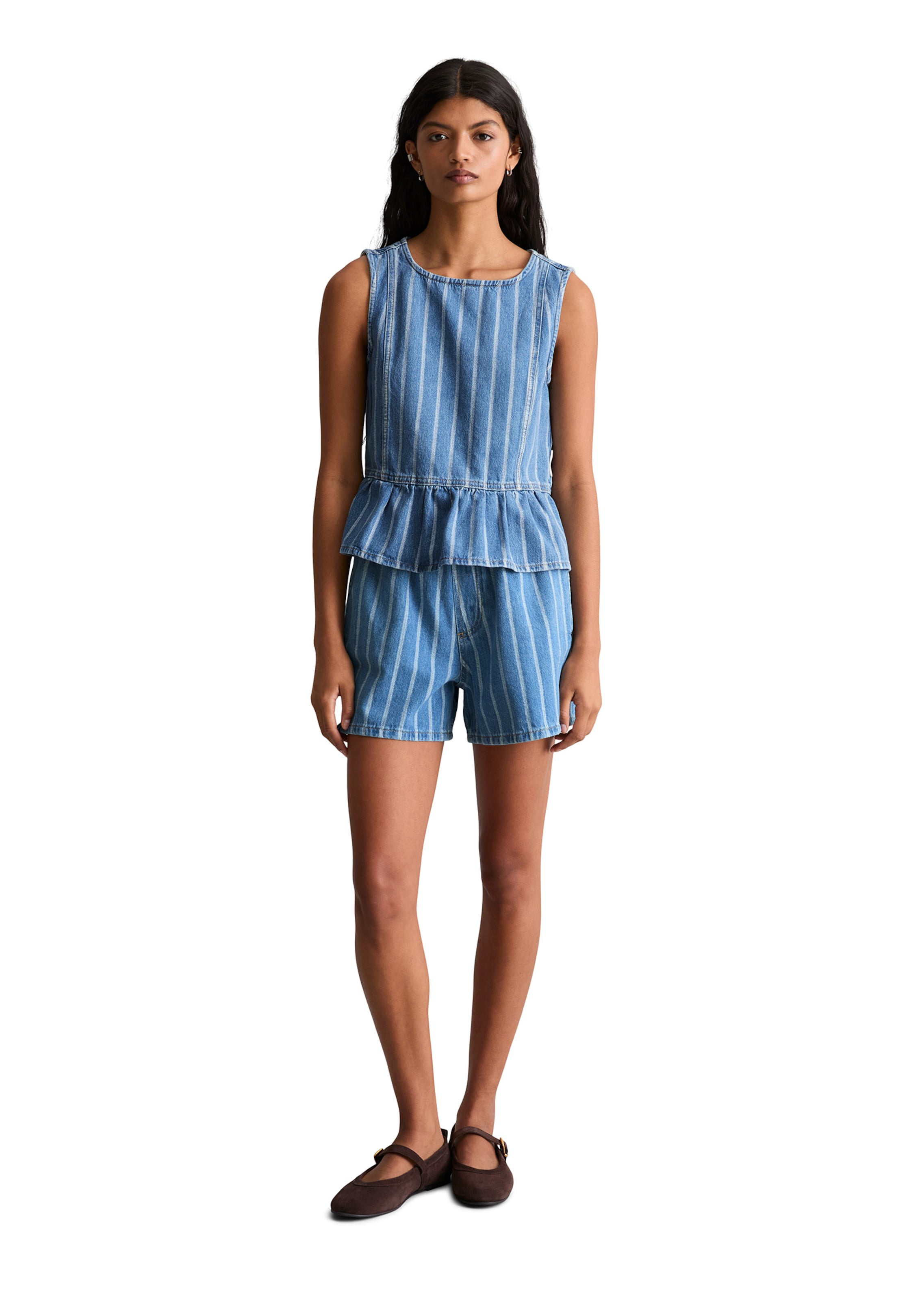 Marc O'Polo DENIM Bluse in Blau