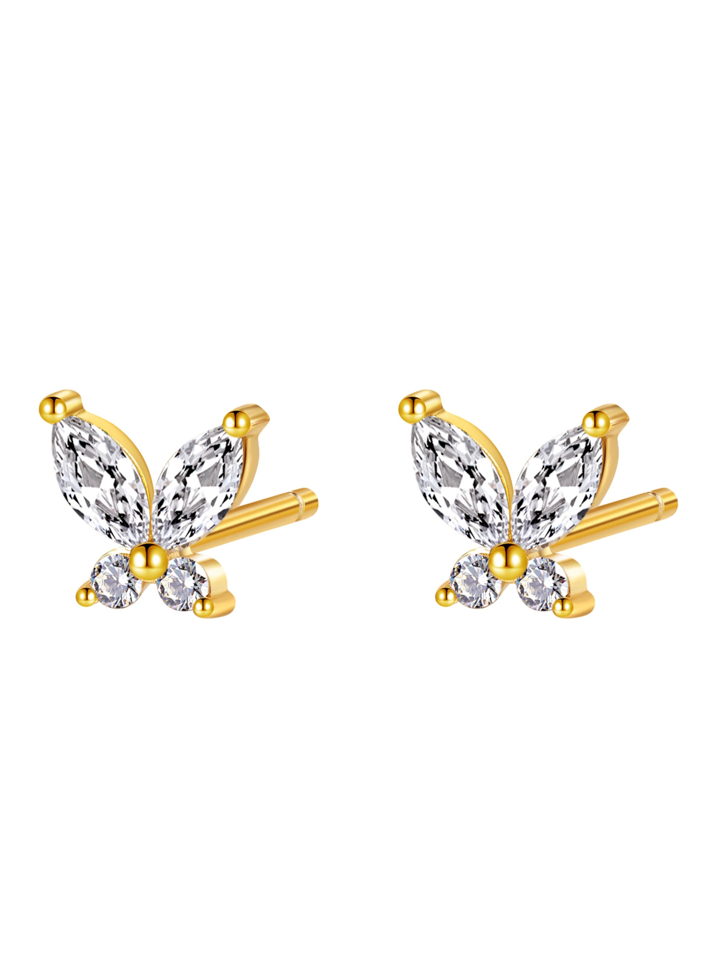 Boucles d'oreilles 'Aurelia' Hey Happiness en or