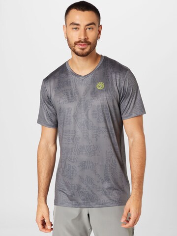 BIDI BADU Performance Shirt 'Madu' in Grey: front