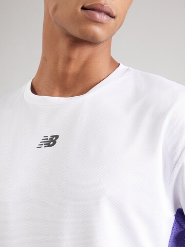 new balance Sportshirt 'MT6116HP' in Weiß