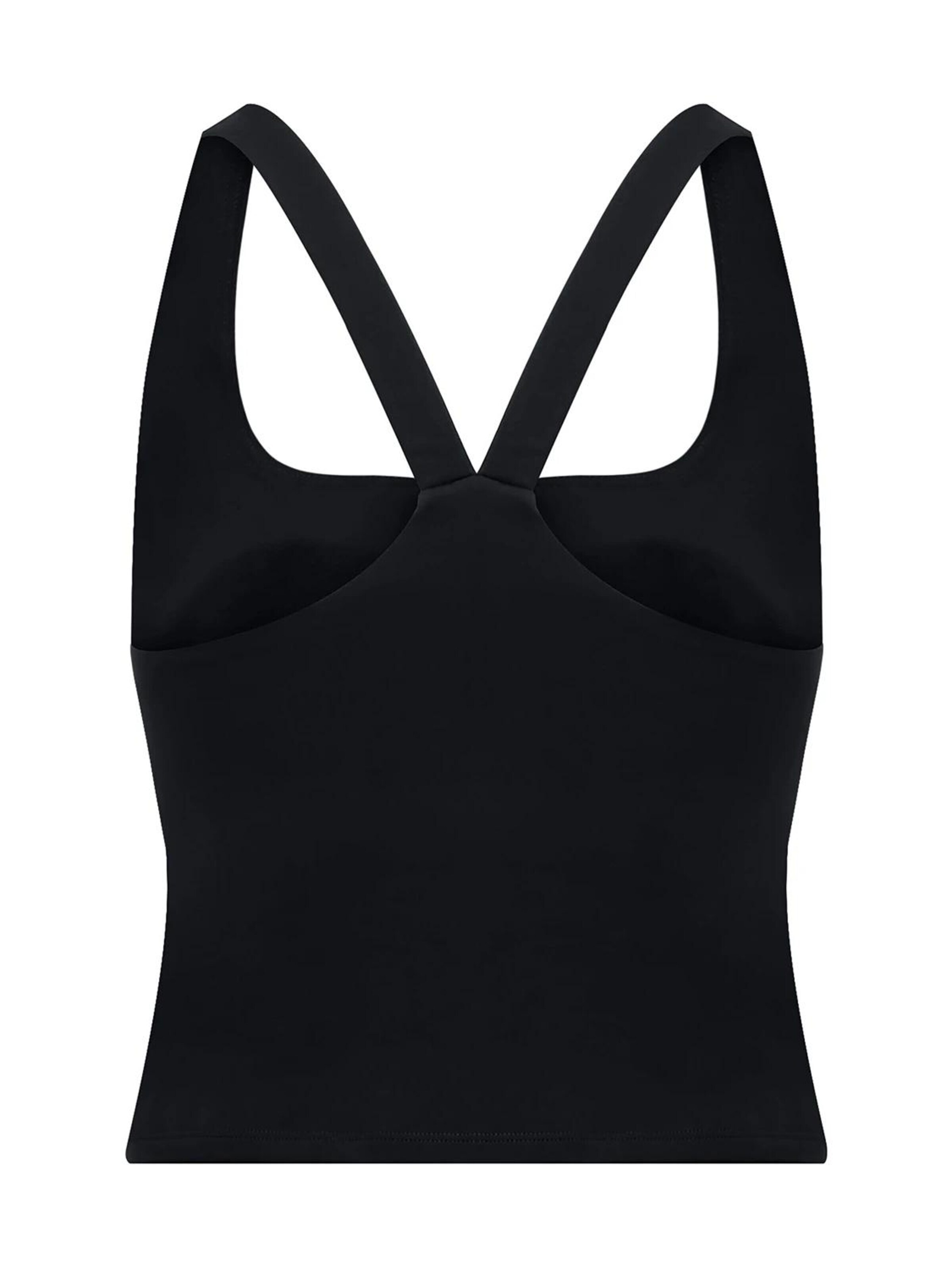 La V Sporttop 'Faye' in Zwart