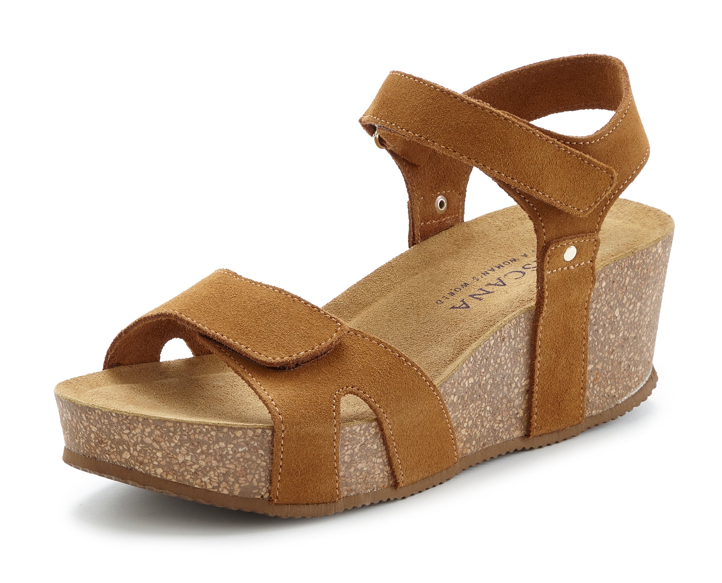 LASCANA Sandals in Brown: front