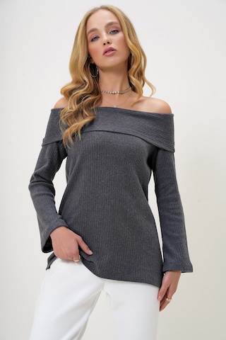 Tricou de la Trend Alaçatı Stili pe gri