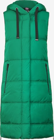 CECIL Vest in Green: front