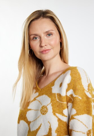 Usha Sweater 'Lurea' in Yellow