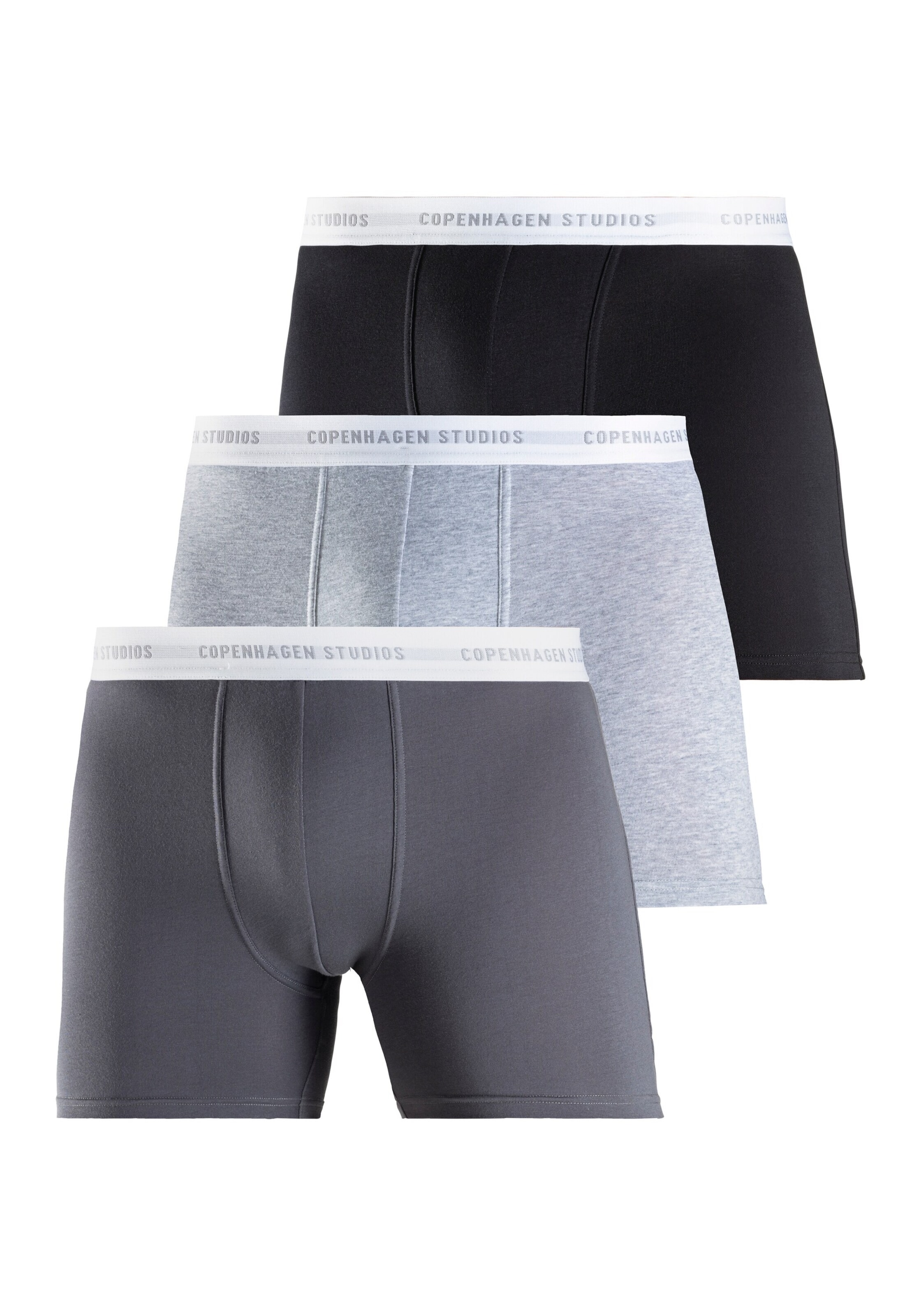 Copenhagen Studios - Calzoncillo boxer en gris: frente
