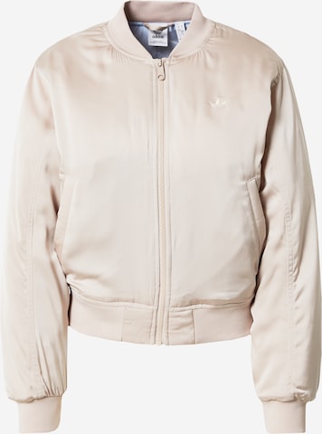 ADIDAS ORIGINALS Jacke 'Premium Essentials' in Beige: predná strana