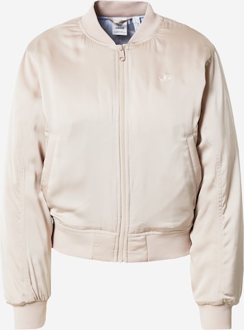 ADIDAS ORIGINALS Демисезонная куртка 'Premium Essentials' в Бежевый: спереди