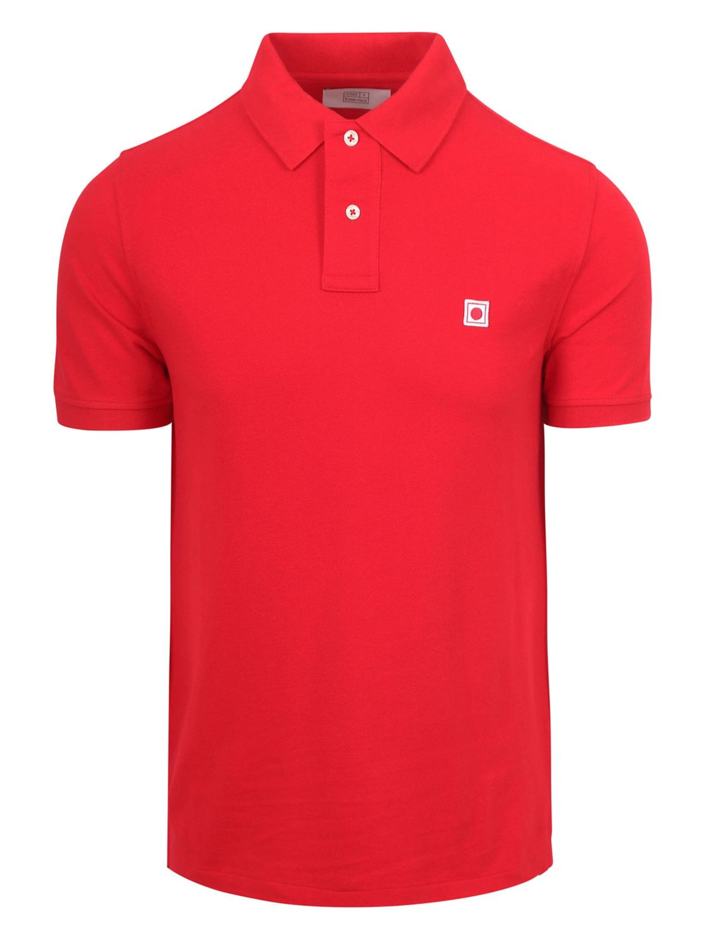 KING Essentials Shirt 'The Rene'‌‌ in Rot: Vorderseite