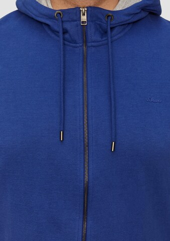 s.Oliver Sweat jacket in Blue