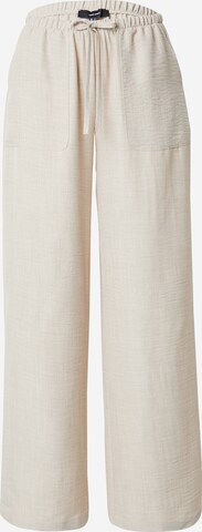 Wide leg Pantaloni 'VMMELANEY' di VERO MODA in beige: frontale