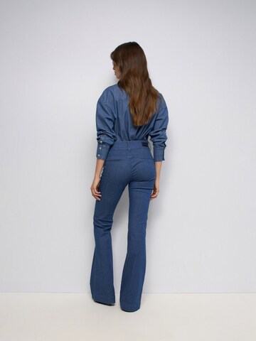Salsa Jeans Flared Jeans 'Secret' in Blauw