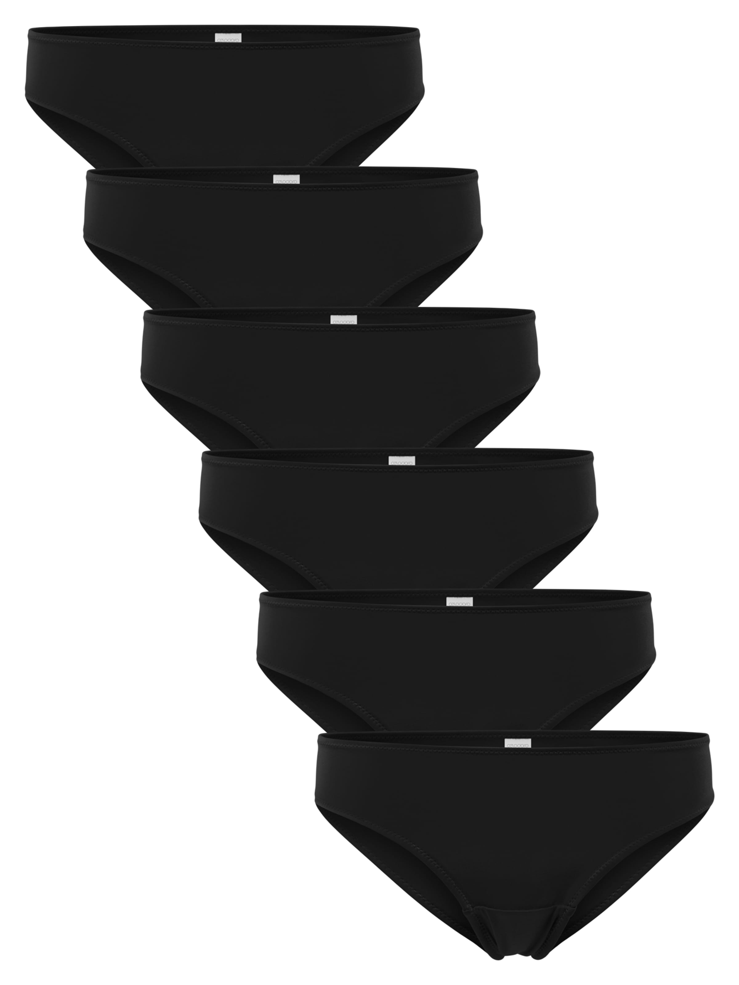 celodoro Slip 'Quick Dry'‌‌‌‌‌‌‌‌ in Schwarz: Vorderseite