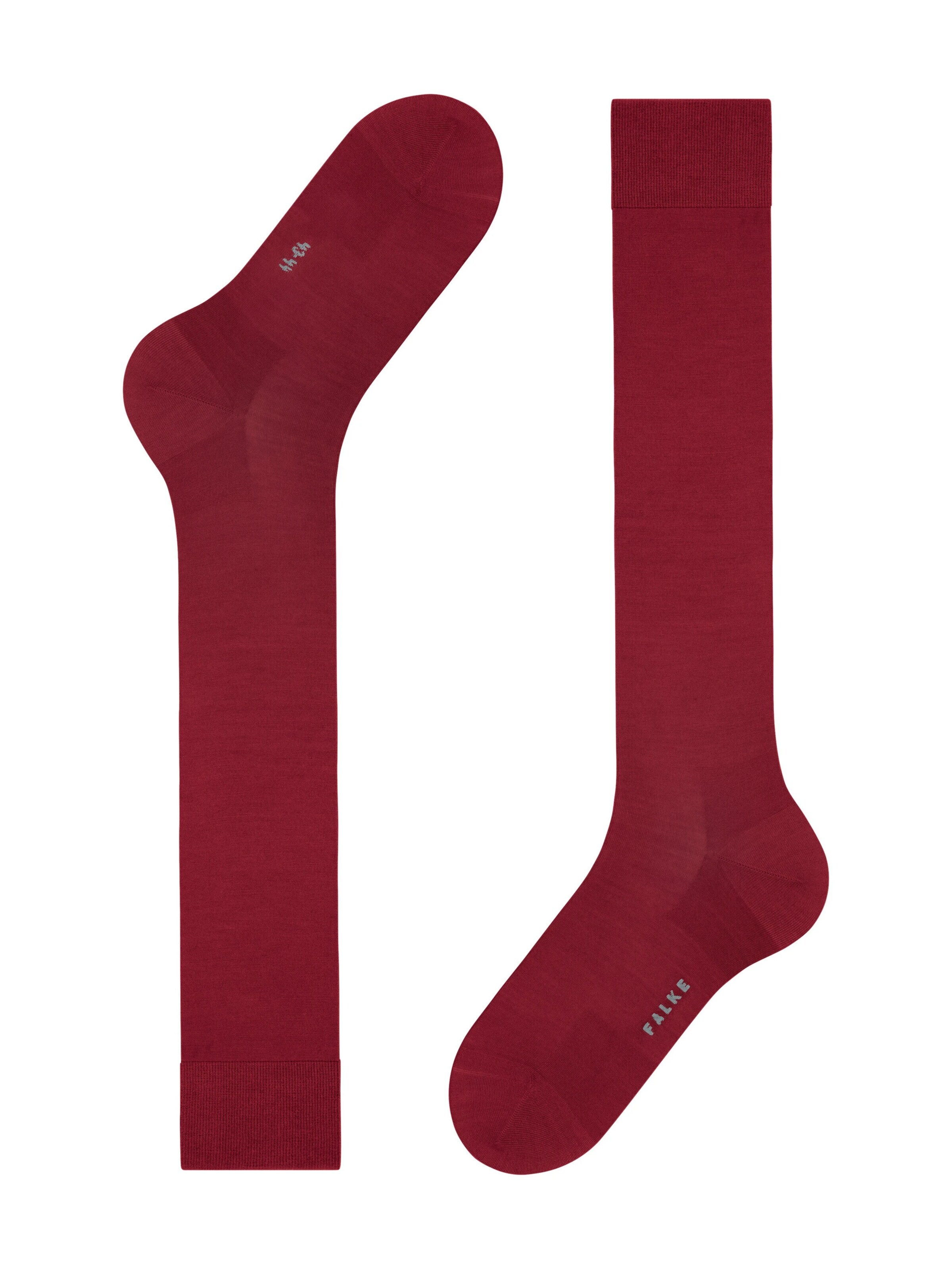 FALKE Knee High Socks 'ClimaWool' in Red