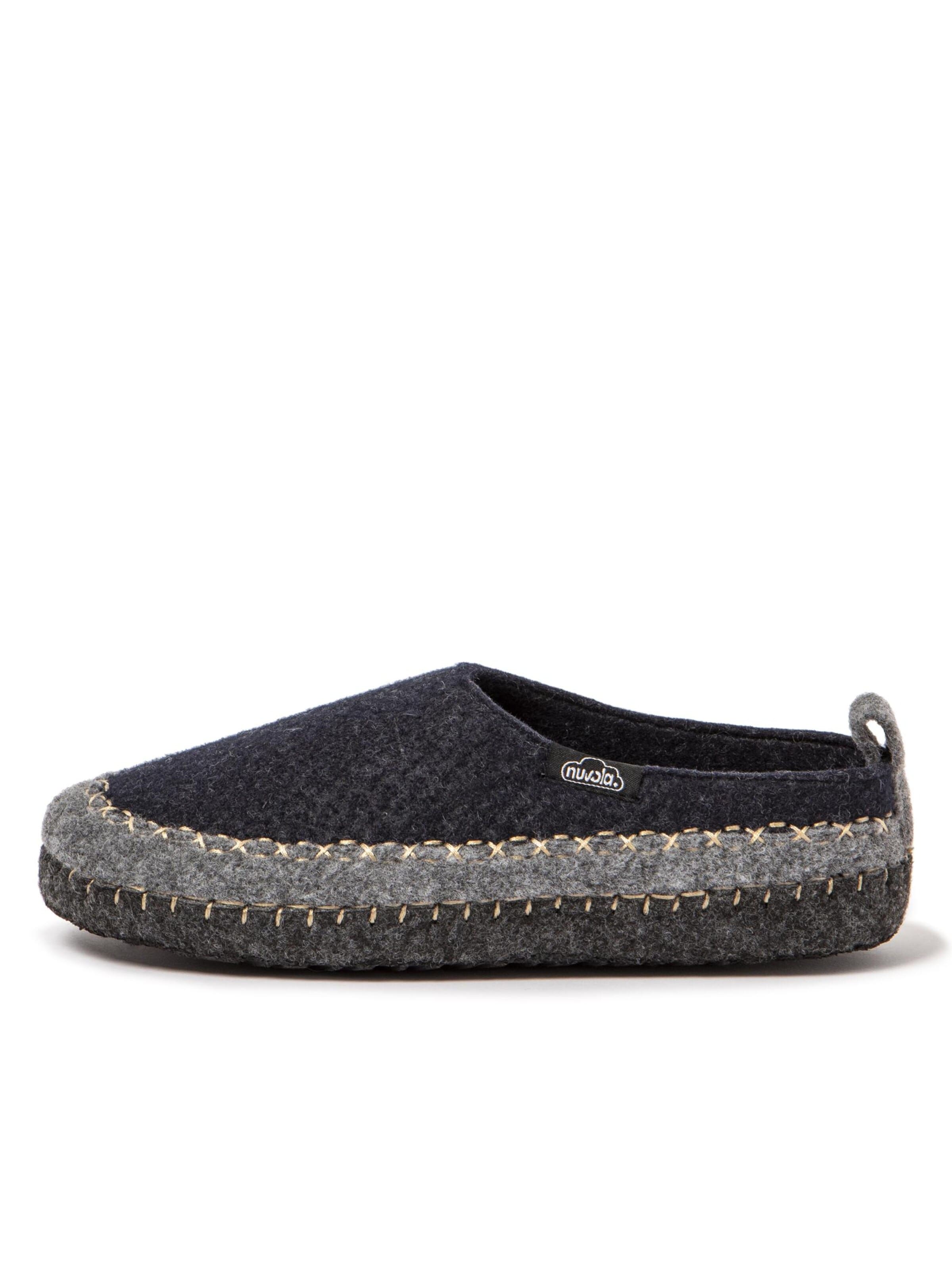 Nuvola. Slipper 'Ranglan' in Blue: front