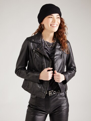 OAKWOOD - Chaqueta de entretiempo 'CLIPS' en negro: frente