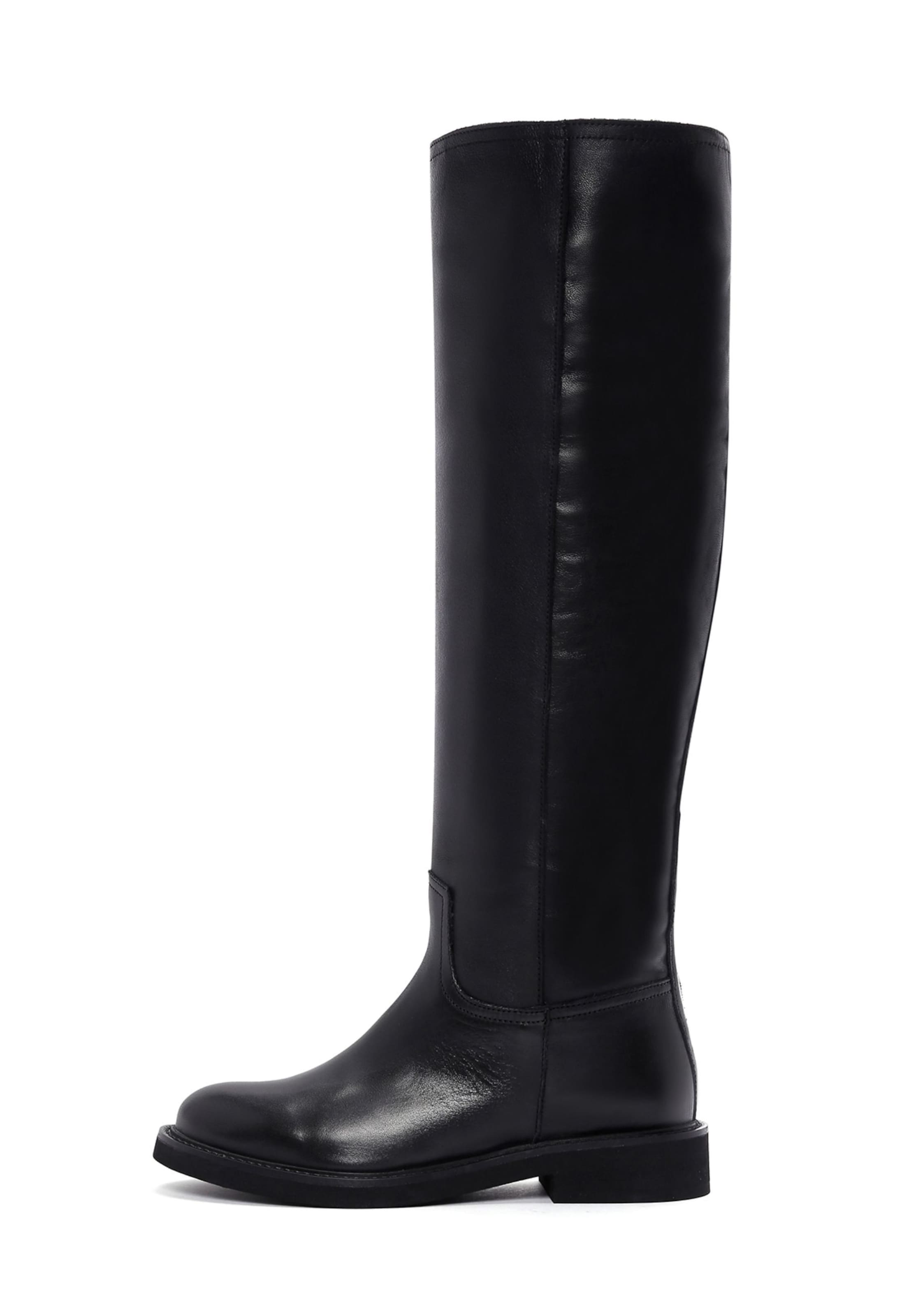 Derimod Stiefel in Schwarz: Vorderseite