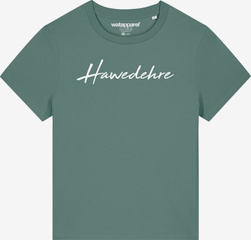 Maglietta ' Hawedehre ' di Watapparel in verde: frontale