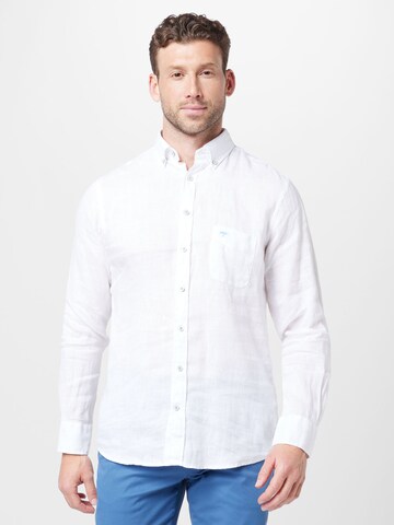 FYNCH-HATTON Regular fit Overhemd in Wit: voorkant