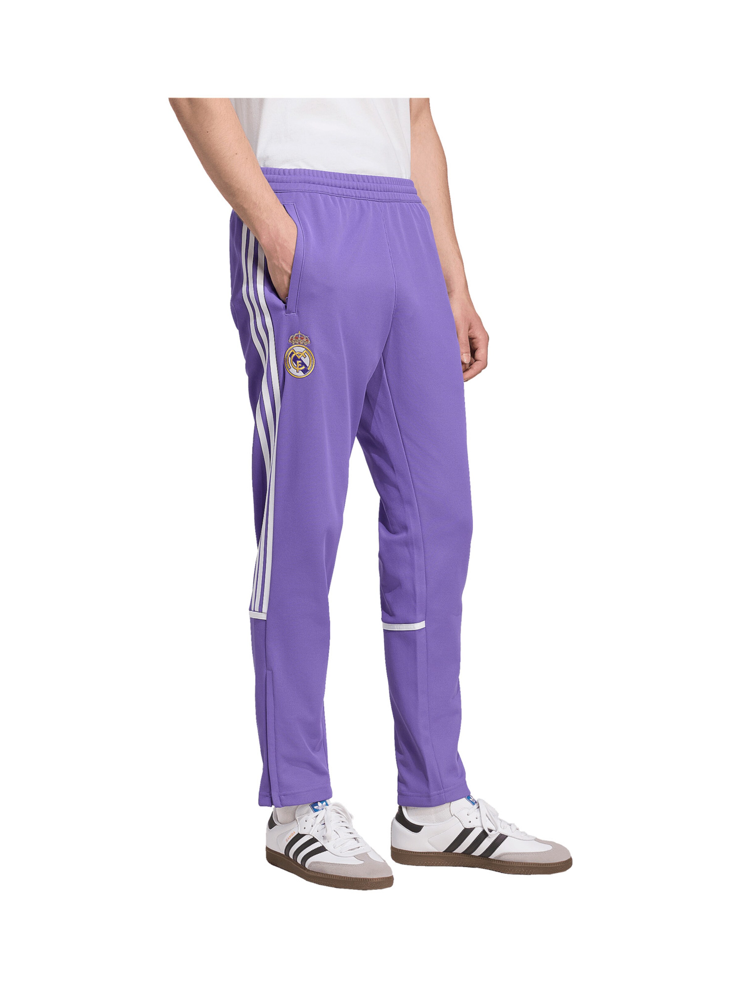 ADIDAS PERFORMANCE Úzky strih Športové nohavice - Fialová: predná strana