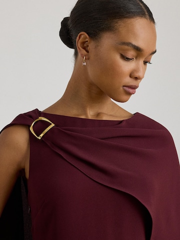 Robe de cocktail Lauren Ralph Lauren en rouge