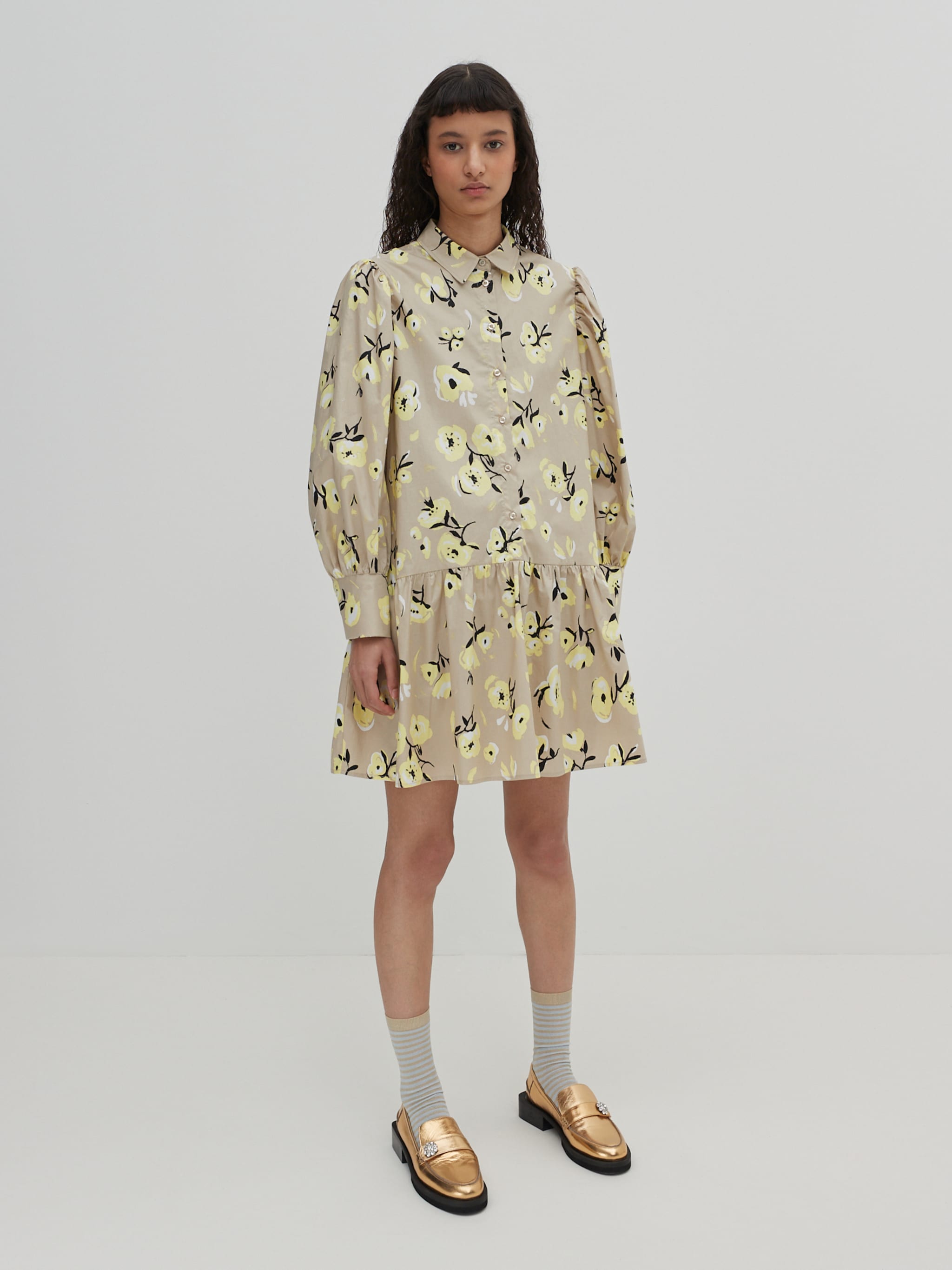 EDITED Productos Vestido camisero 'Rylee' beige